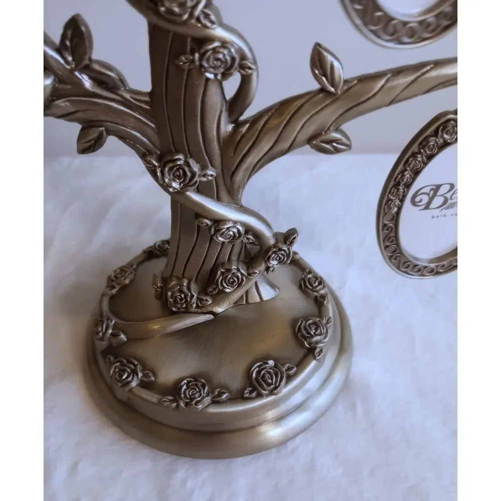 Home Accents Family Tree Photos Pewter Frame Holders History Decoration NEW
